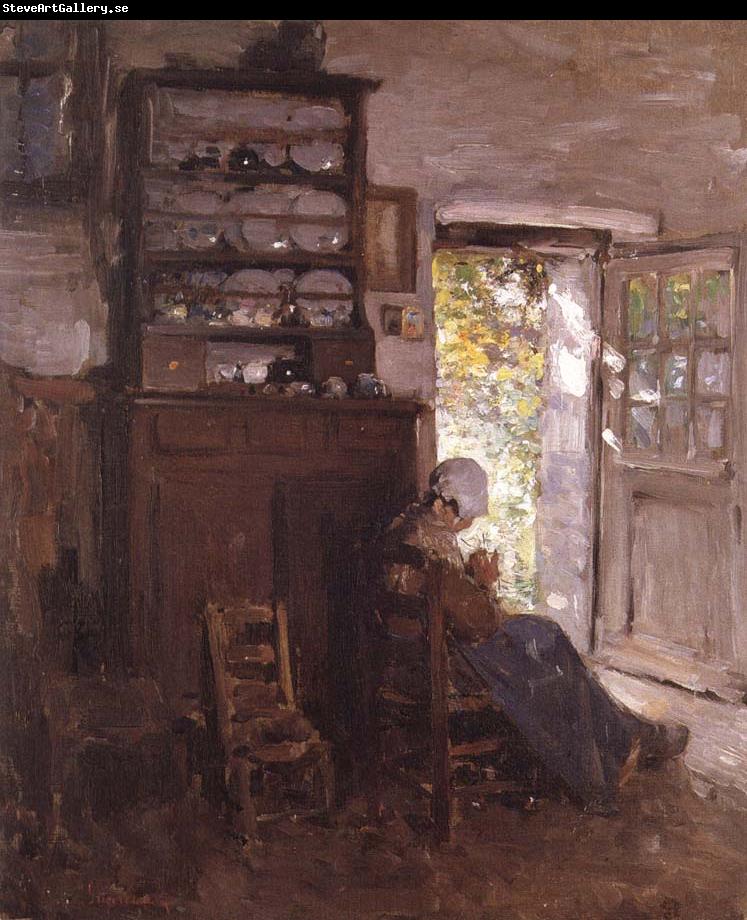 Nicolae Grigorescu Interior in Vitre